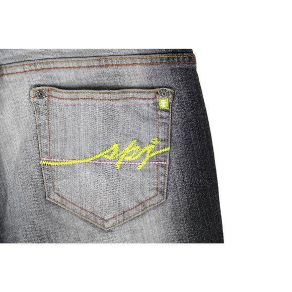 Southpole Jeans Size 9 Black Gray Fade Stretch Denim - Picture 10 of 14